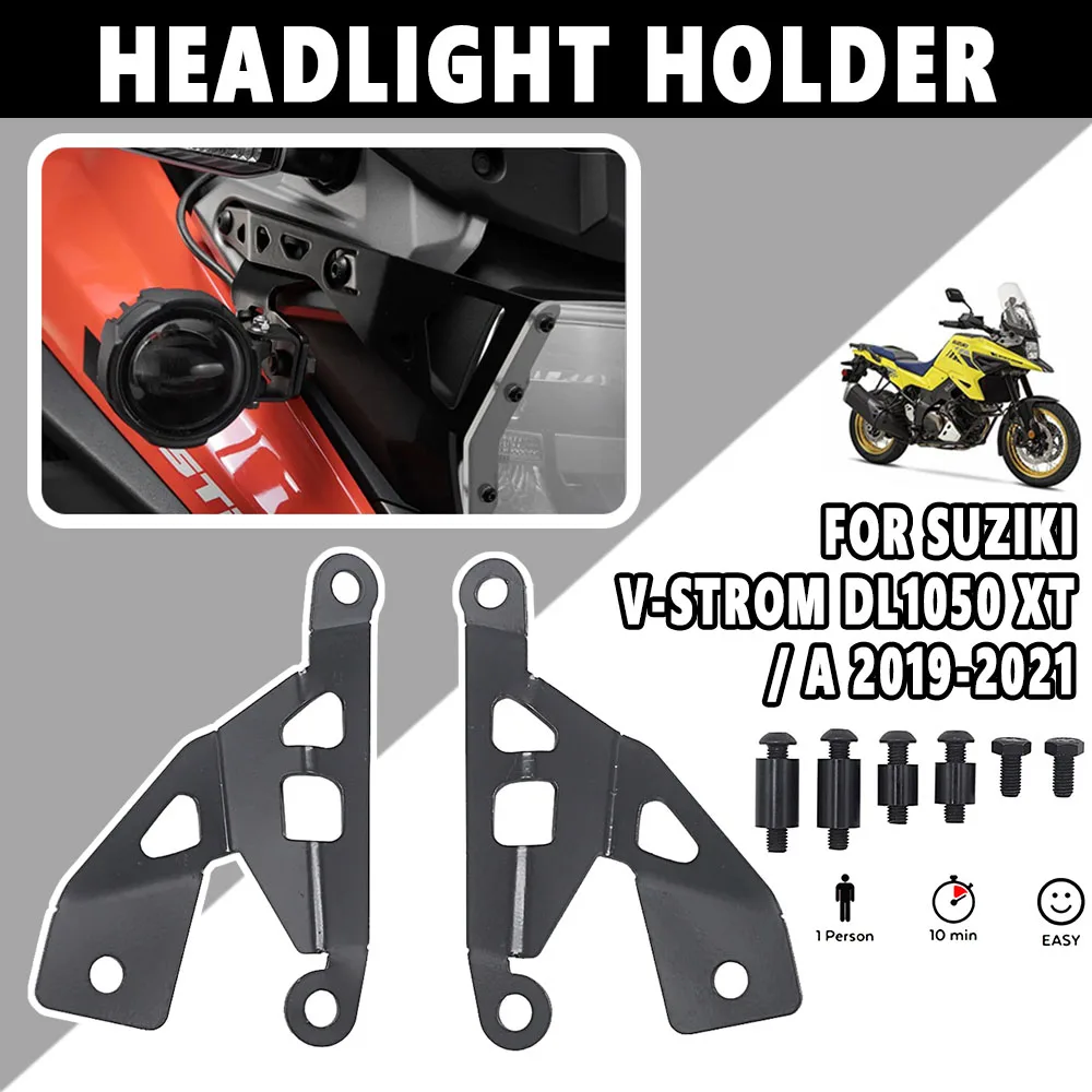 Motorcycle NEW  Headlight Bracket Fog Lamp Bracket For SUZUKI V-STROM 1050XT DL1050A 2019 2020 2021 VSTROM V STROM 1050 DL 1050