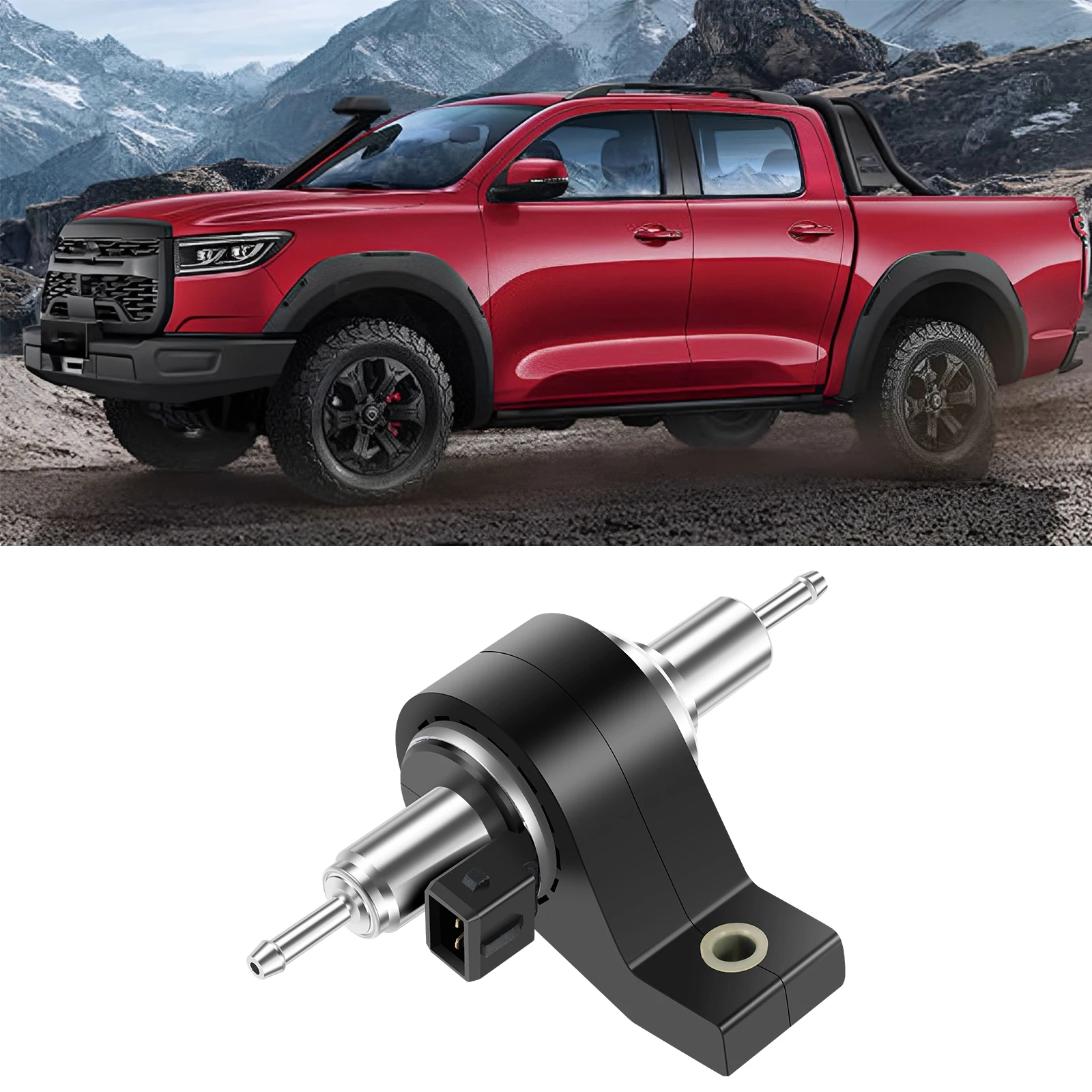 Heater Fuel Pump Efficient Fuel Easy to Operate Diesel Air Heater Fuel Pump with Bracket Multi functional Fuel Pump