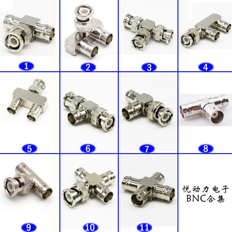 BNC Revolution BNCJK Adapter All Copper BNC Female Tee Q9 RF High Frequency Coaxial Connector