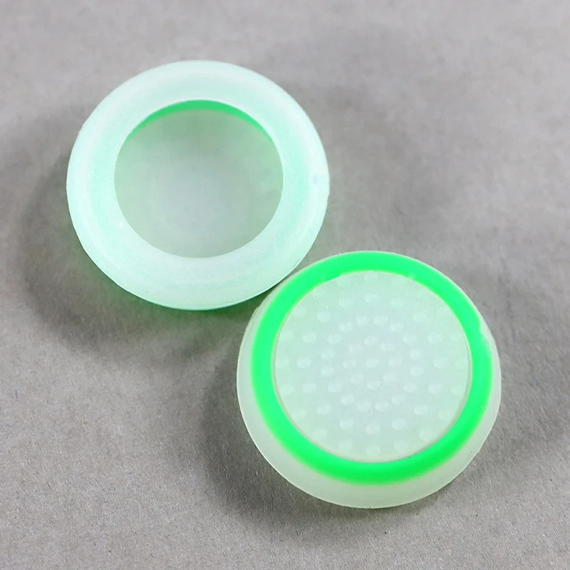 Подходит для геймпада Switch 2, противоскользящая крышка, двухцветный круглый светящийся силиконовый чехол, силиконовый чехол для ручки стержня