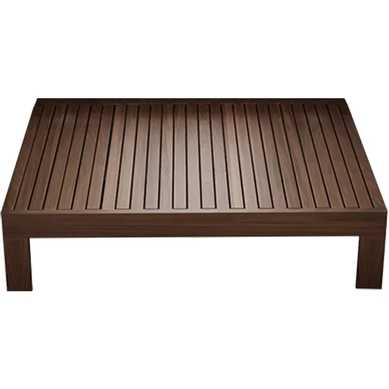 

Pull bed frame small apartment bedroom study bay window solid wood tatami row