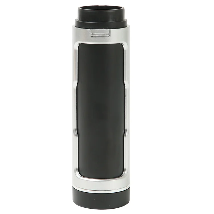 Manul Herbal Grinder for Smoking Plastic Filler Pre Rolled Dry Herb Grinder Cone Tube Case Double Black Silver