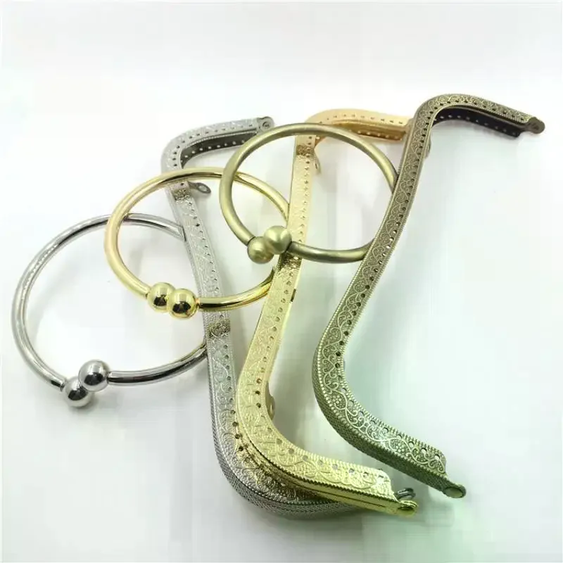 High-Quality 22cm Metal Purse Frame Ring Handle for DIY Bag Craft Projects