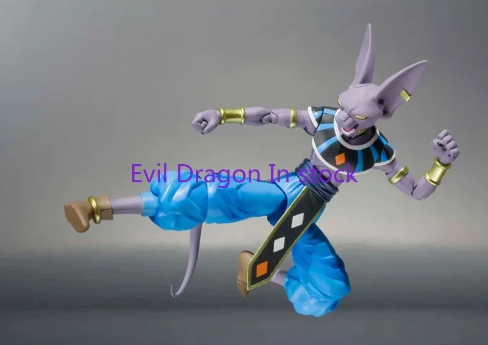 100% Original Bandai SH Figuarts SHF Beerus Dragon Ball Super Anime Action Collection Figures Model Toys Figura In Stock view 5