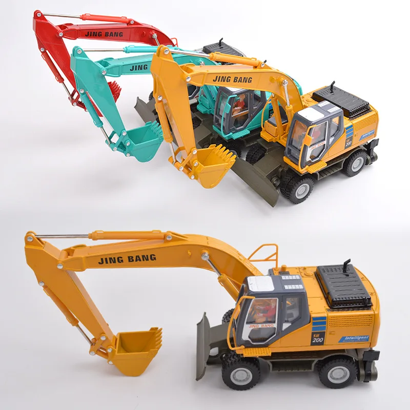 Exquisite Gift 1:50 Excavator Alloy Model,Simulation Die-Casting Engineering Car Collection,Children\'s Toy Car B262