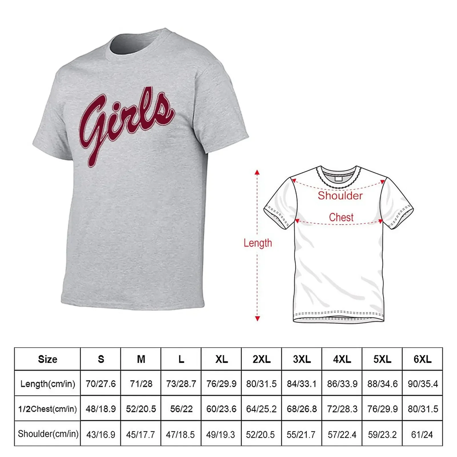 Girls T-Shirt vintage clothes plain anime clothes mens clothing