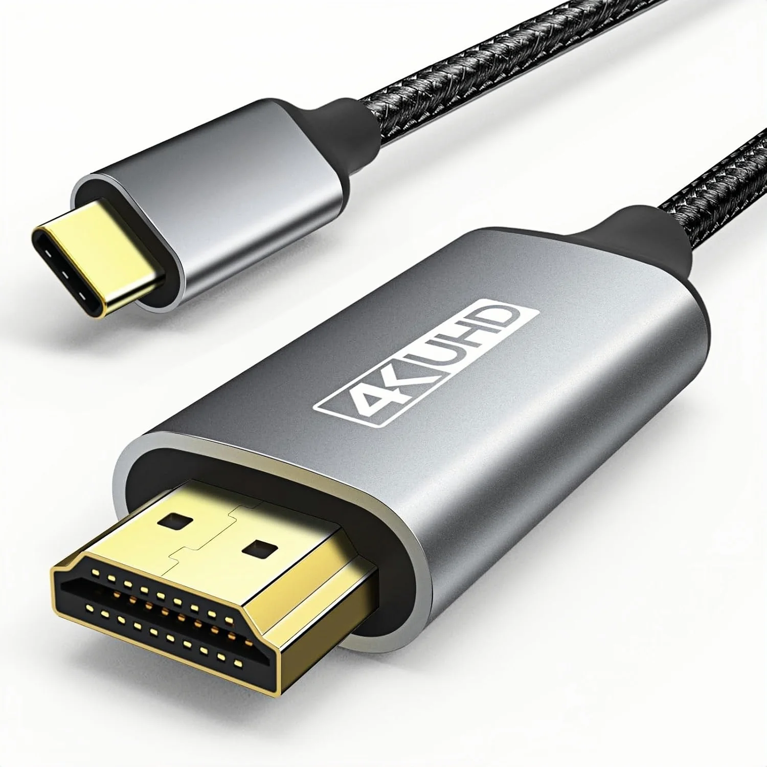 10PCS High-Speed 4K 30/60Hz Nylon Jacket Type C To HDMI Cable USB C For Laptop/Smartphone/HDTV/Projector & Monitor