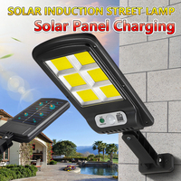 Solar Panel Charging Solar Induction Street Lamp Outdoor Solar Lights Waterproof Street Light Walkway Courtyard Decor Solar Lamp