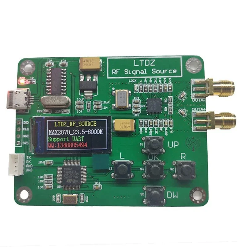 Imagem -04 - Ltdz-módulo Fonte de Sinal Frequência de Alimentação e Modos Acessório Usb 5v Max2870 Stm32 2356000mhz