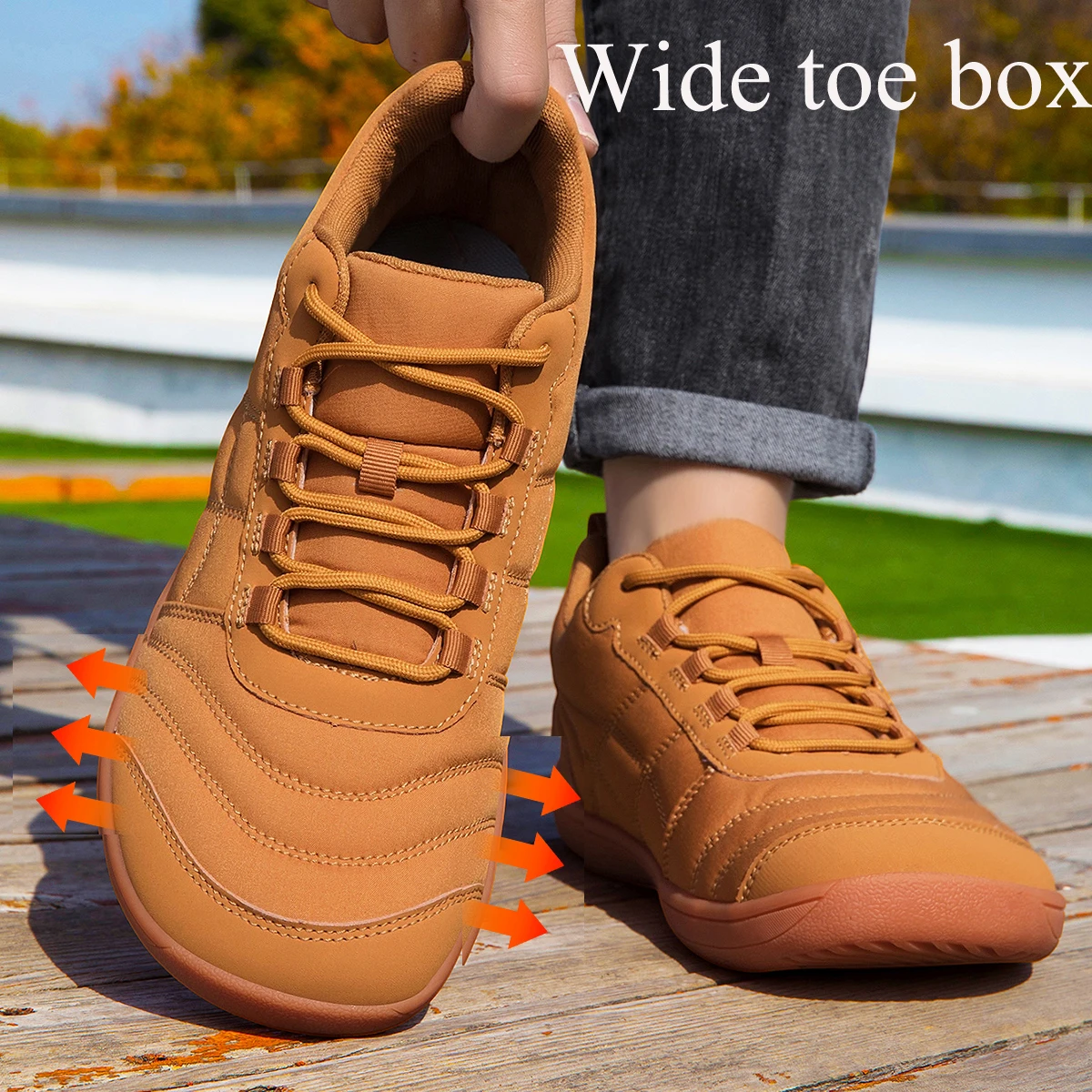

Plus Big Size 50 51 52 53 Wide Toe Box Sneakers Orthopedic Shoes for Diabetics Swollen Fat Foot Thumb Eversion Pain Relief