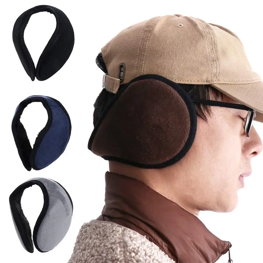 Comfortable Riding Windproof Solid Color For Male For Female Earflap Keep Warmer  Earmuffs Earcap Ear Cover Ear Warmers