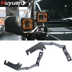 Fit for Ford 16-20 year Raptor F150 A pillar dual spotlight bracket modification front hood Bonnet LED Light spotlamp bracket