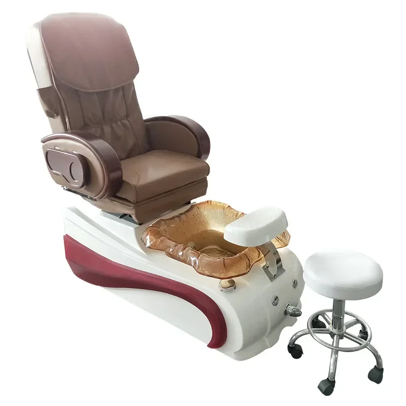 Pedicure Chair Electric Nail Art Sofa Chair Multifunctional Eyelashes Foot Massage Foot Therapy Sofa High-end Clubhouse Fibergla