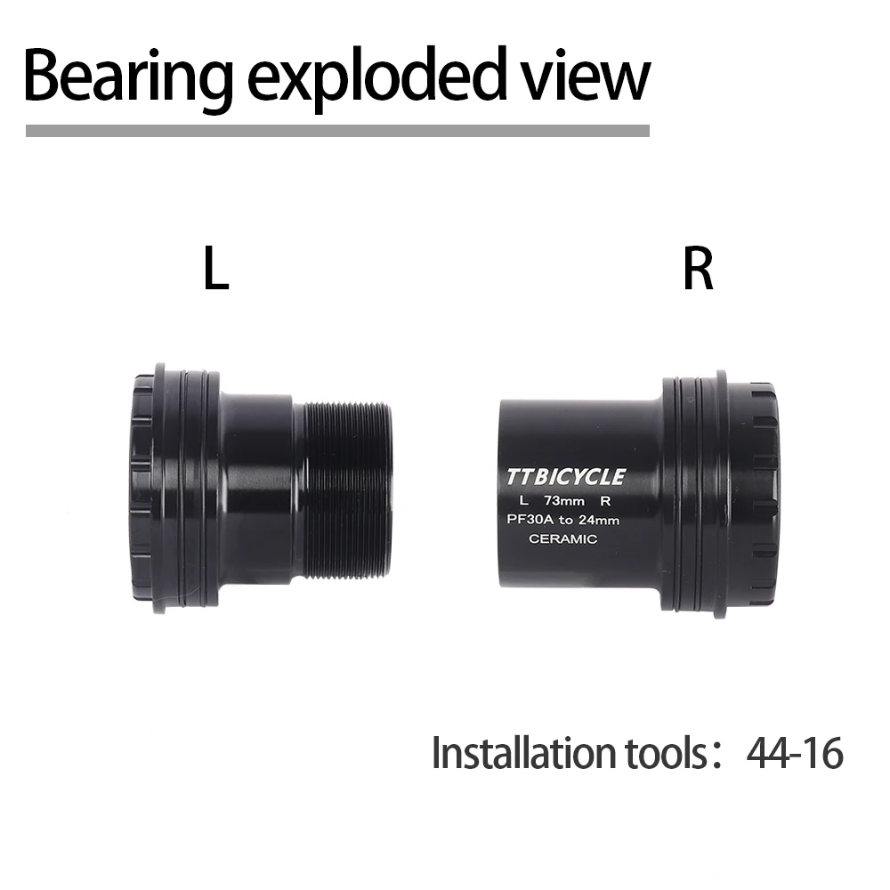 Center axle tool BB30A-24/PF30A 24/30/28.99mm for PF30A frame shell width 73mm for mountain bike Cannondale crank group hollowte