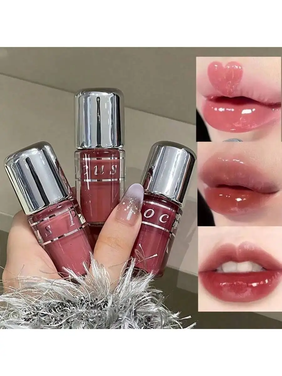 Transparent Gloss Lip Balm, Moisturizing And Long-Lasting, Liquid Lipstick For Autumn/Winter, Women's Cosmetics, Crazy Makeup,