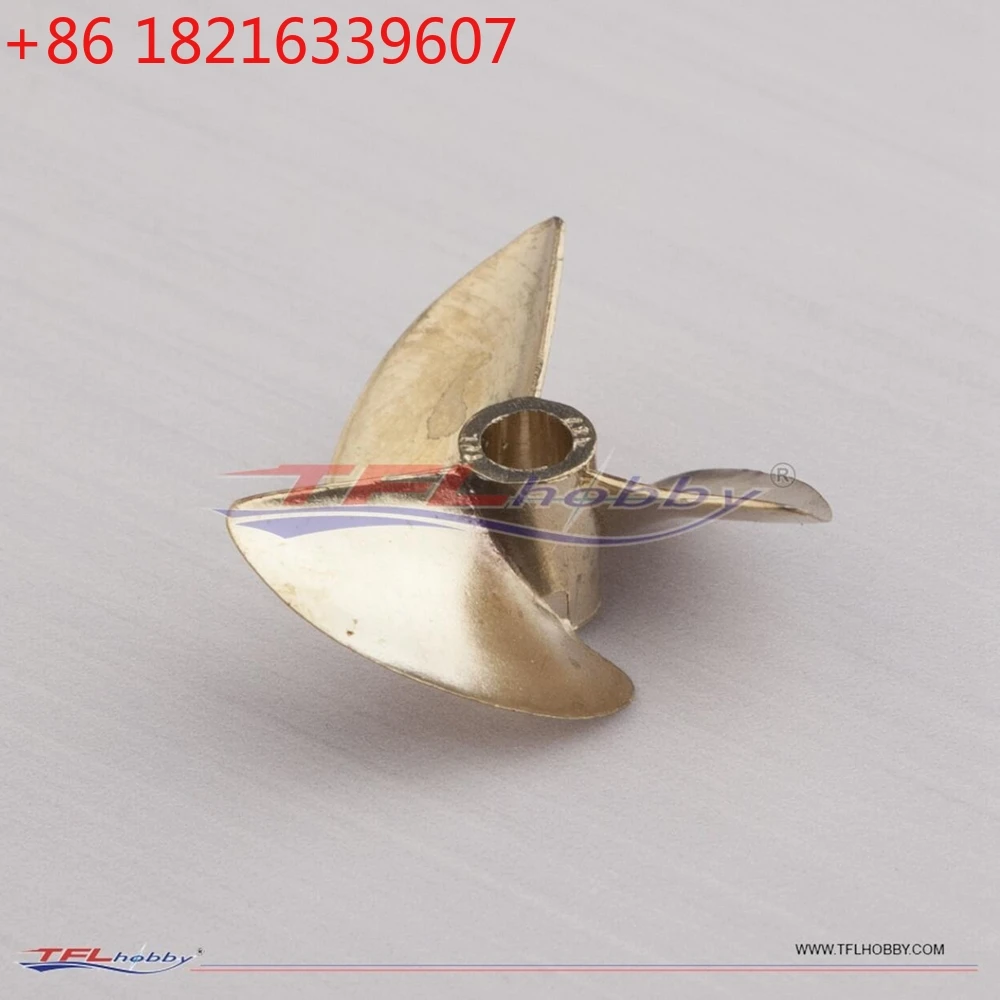 Piezas Originales! Hélice de precisión de tres aspas, diámetro=3.17mm/4.76mm, D=36mm/37mm, hélice de cobre para barco RC