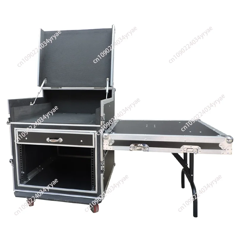 

Air Case Cabinet Power Amplifier Audio Cabinet Mixer with Shelf Air Case Stage Equipment Cabinet