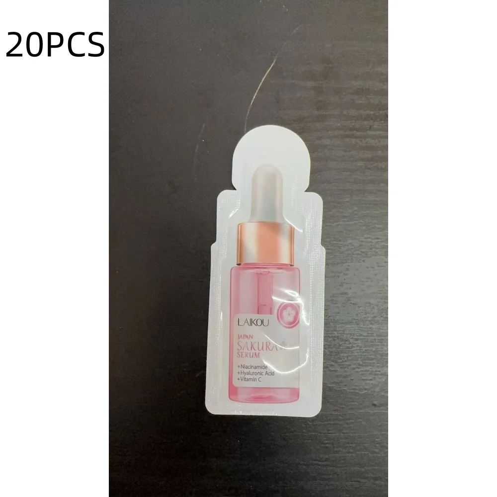 5/10/20 قطعة ترطيب ساكورا الوجه سيوروم جوهر حمض الهيالورونيك ترطيب الجلد المغذي مصل العناية بالبشرة 1 مللي السفر 2026 #1