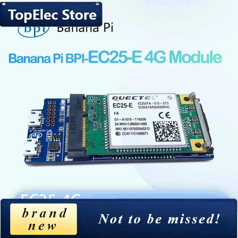 TopElec Banana PI BPI EC25-E 4G Module ,With USB Interface Board