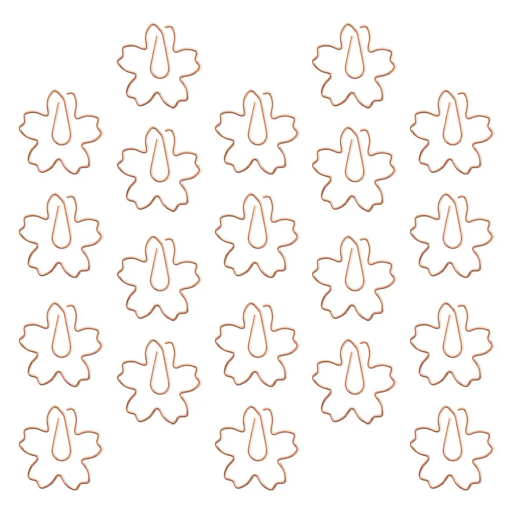 

20Pcs Decorative Paper Clips Premium Bookmark Pin Style Clamps for Reading Notes Journals Office Supplies Functional Gift