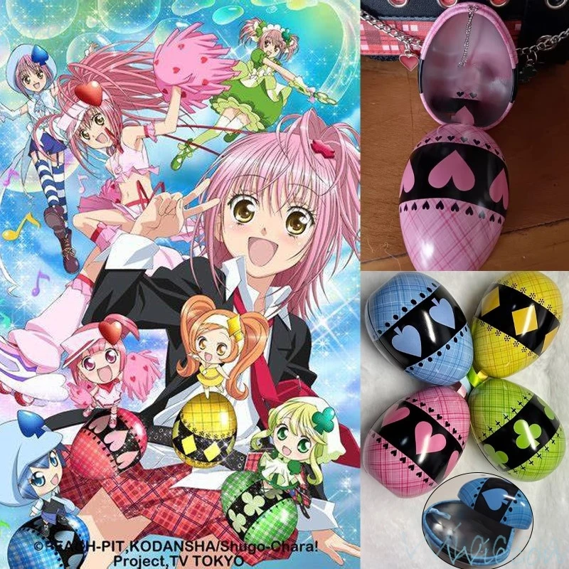 My Panoramic Characters Cosplay Pendentif, Shugo Prop, Anime Chara Hinamori Amu Amulette Eggs, Ran Suu ata ki Dia Roleplay, Girls Gifts Box