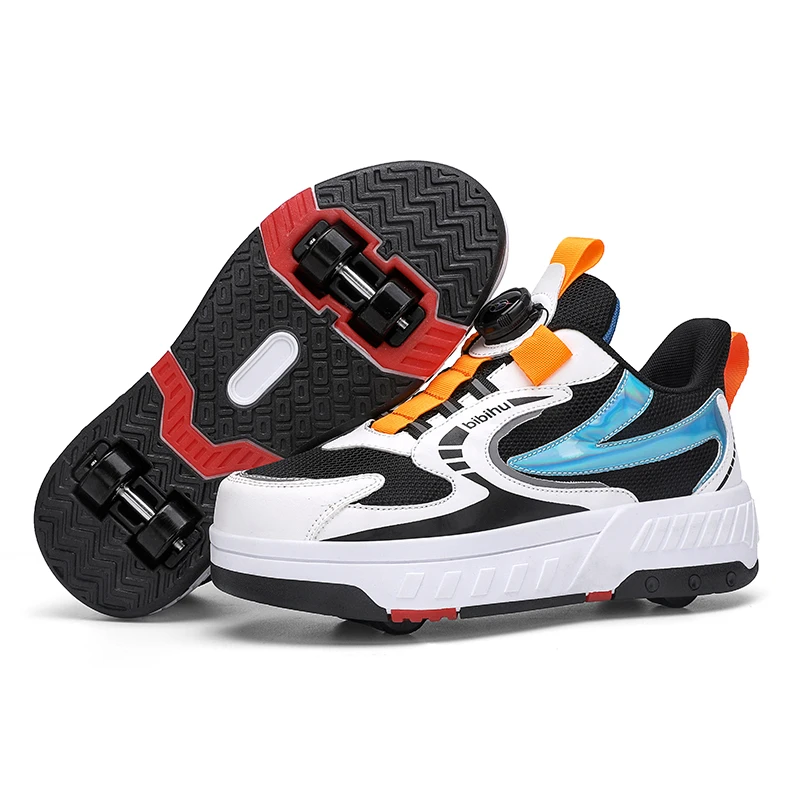 Zapatillas de Skate con ruedas para niños y niñas, zapatos informales para adultos, EUR 28-42, 2023