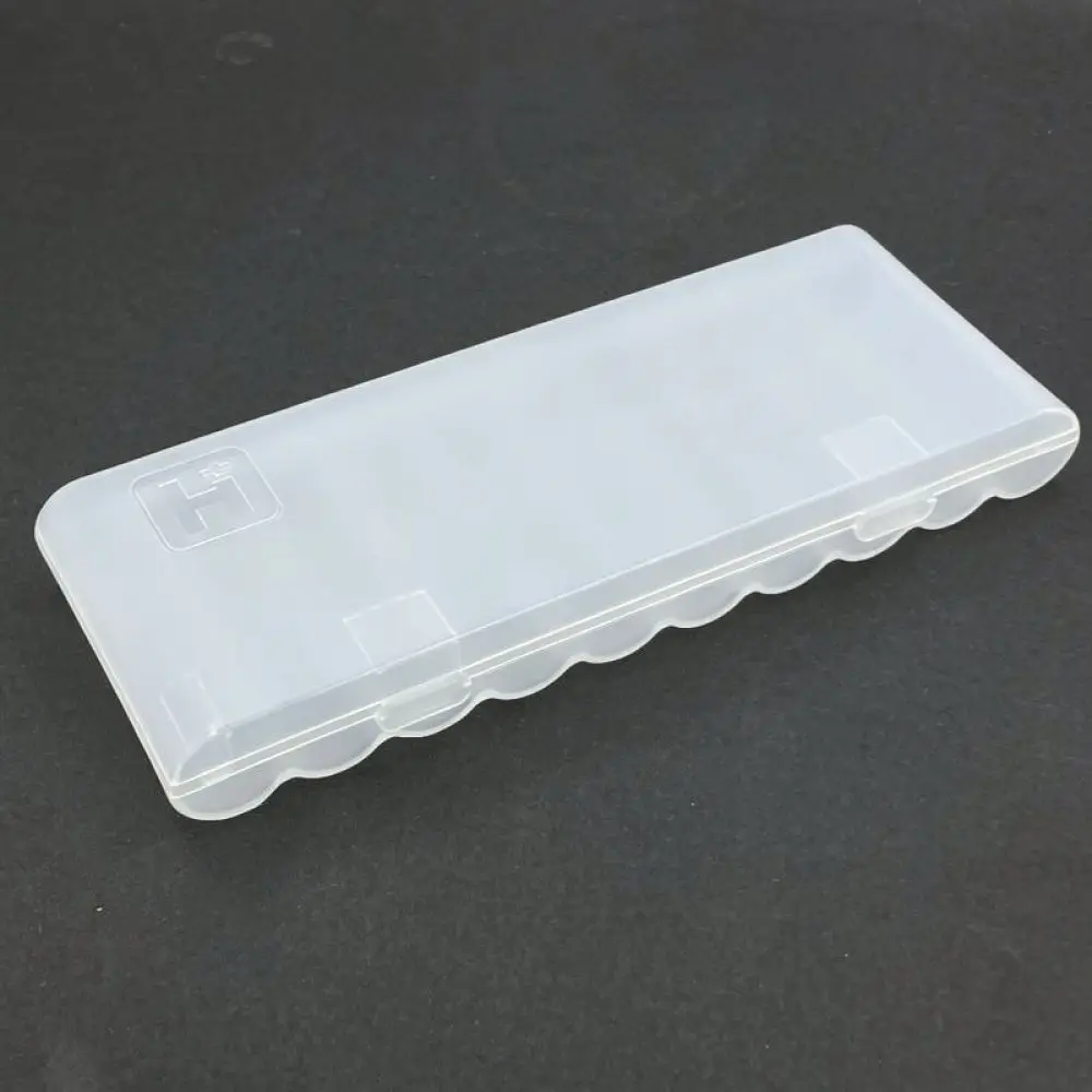 Portable Battery Storage Box Case For AA AAA Cells Organizer Holder Transparent Protection Plastic Container Drawer Tool