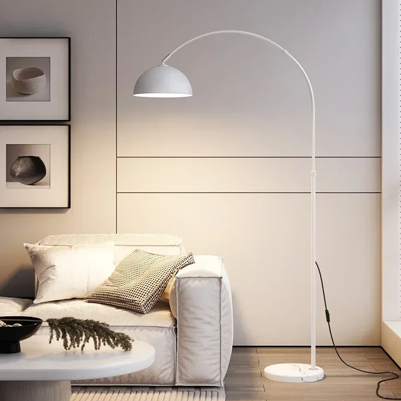 Nordic Instagram Creative Floor Lamp Living Room Sofa Bedroom Warm Decoration Light Luxury Marble Floor Lamp Home Decoration Art