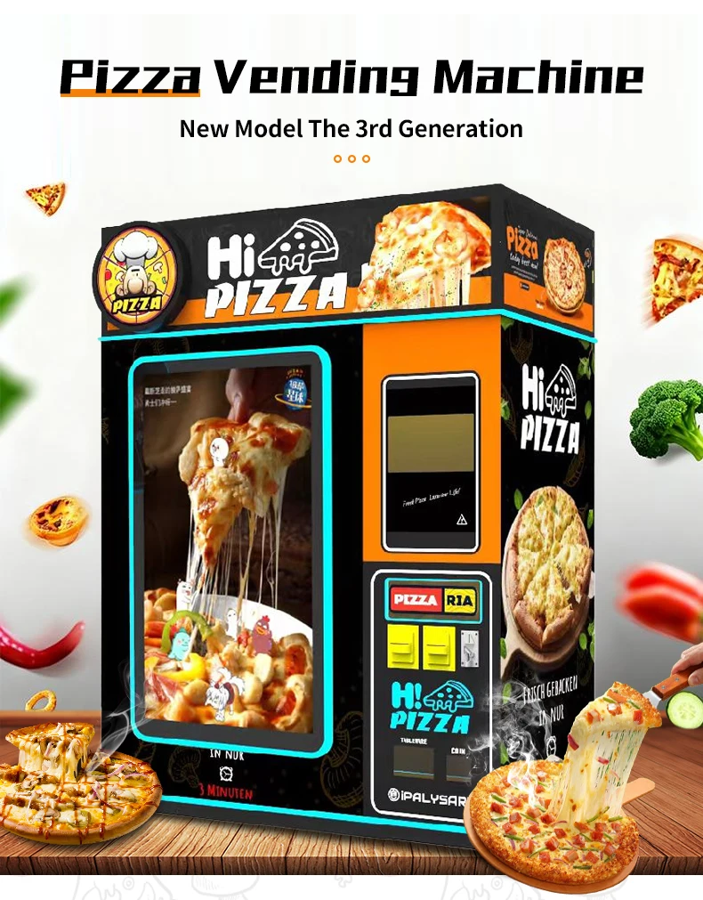 Customized Pizza Vending Machine for Sale Vending Machine Pizza Multifunctional Precise Temperature Control