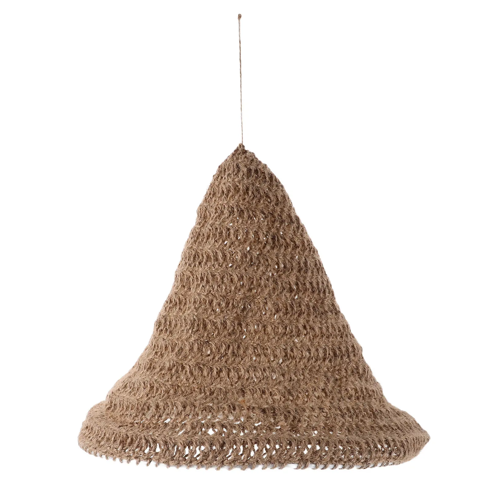 

Плетеный вручную богемный абажур из хлопка и пеньковой веревки, подвесной светильник в деревенском стиле бохо, потолочный светильник для спальни, гостиной, уютного уголка