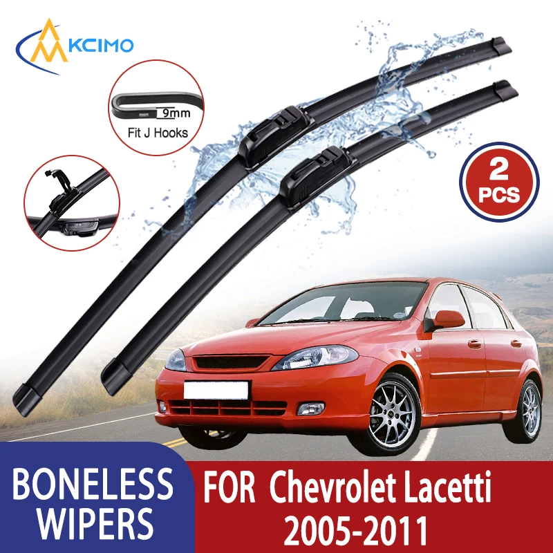 Kcimo für Chevrolet Lacetti 	 2005–2011 Autowischer, U-Typ, weicher Gummi, ohne Knochen, HD, leise, langlebig, Kfz-Wischer, 55,9 cm + 50,8 cm