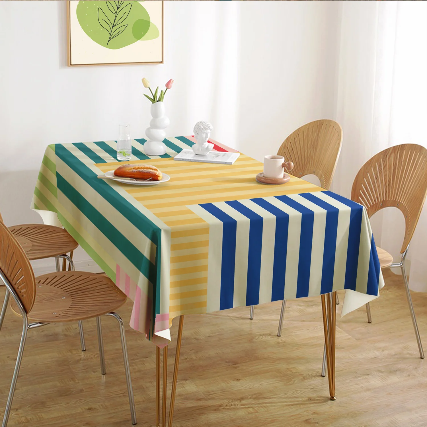Veelkleurig gestreept rechthoe - Outdoor Furniture Green recensie en prijs