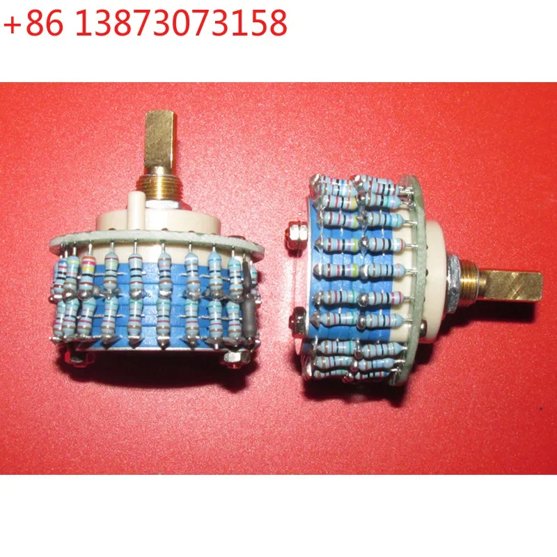 2 × 24-speed precision shunt stepped mono volume potentiometer, 10K--500K, error about 0.5%