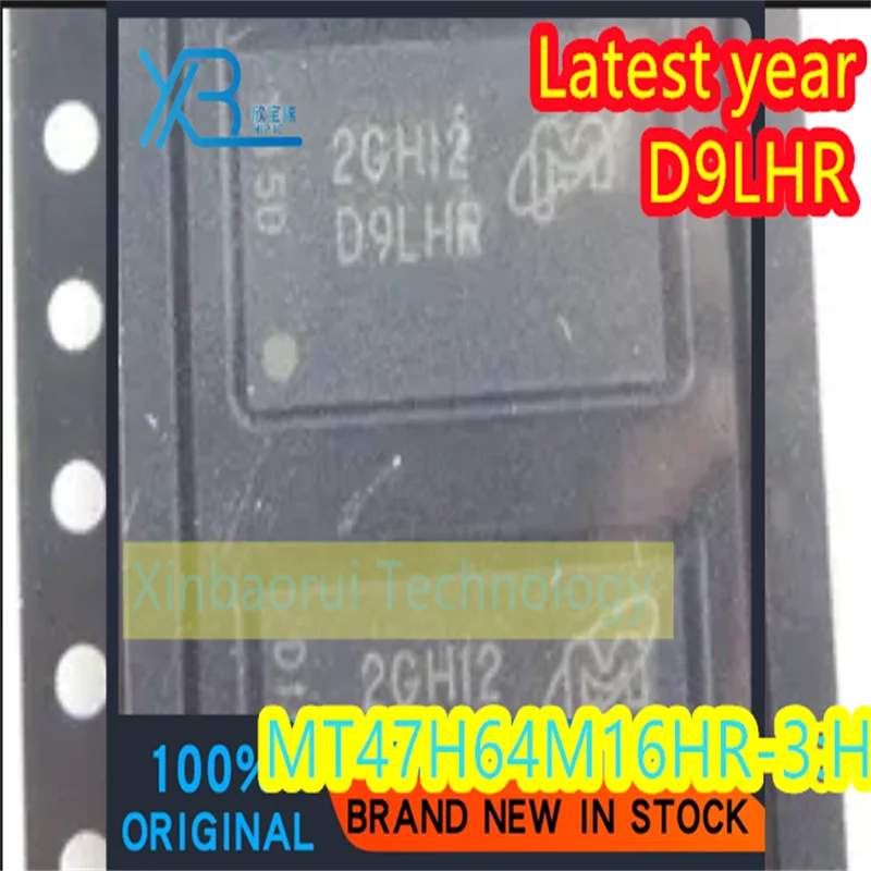 (4/20pieces) MT47H64M16HR-3:H Parts Marking D9LHR 100% Brand New Original DDR2 Chip IC Electronics Spot