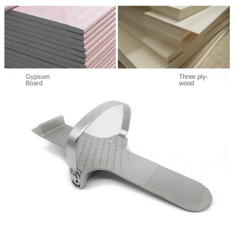 Anti Slip Anti-Decoupling Metal Drywall Plaster Sheet Lifting Foot Plate Lifter, Board Glass Buckle Feet Panel Tool