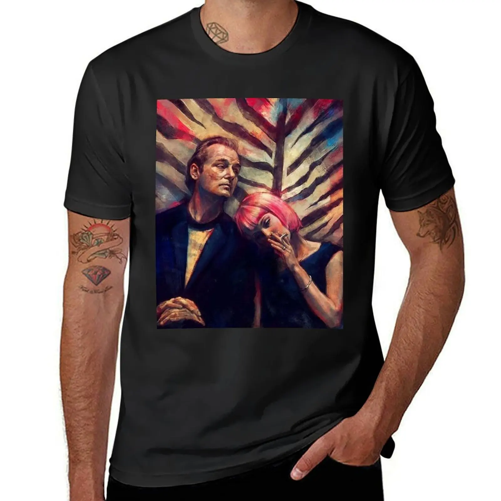 Distorted Lost in Translation T-Shirt customs design your own funnys mens t shirt graphic