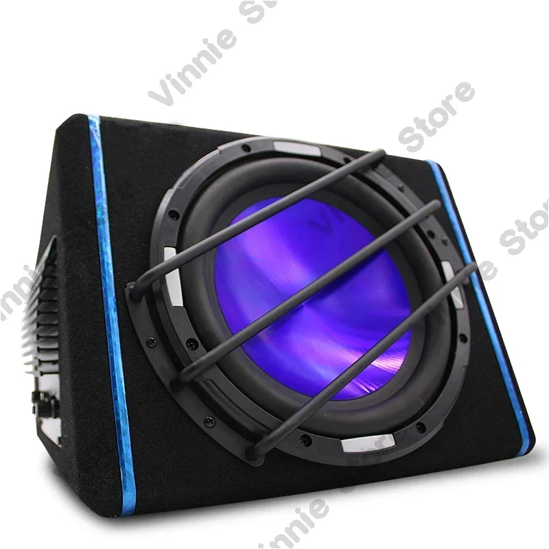 10-inch Active Trapezoidal Subwoofer, Overweight Car Audio Subwoofer, Car modified high-power 12V speaker