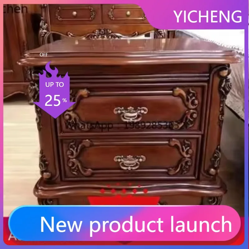 

LYY all solid wood bedside household bedroom very narrow crack storage storage cabinet