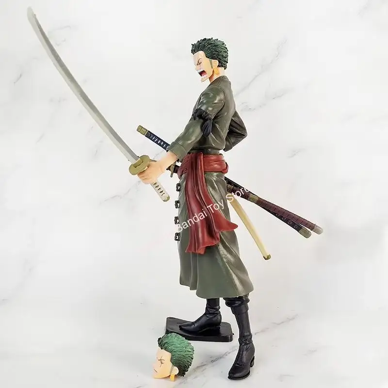

In Stock Bandai Banpresto One Piece Roronoa Zoro Anime Merchandise Action Figure Genuine Box Model