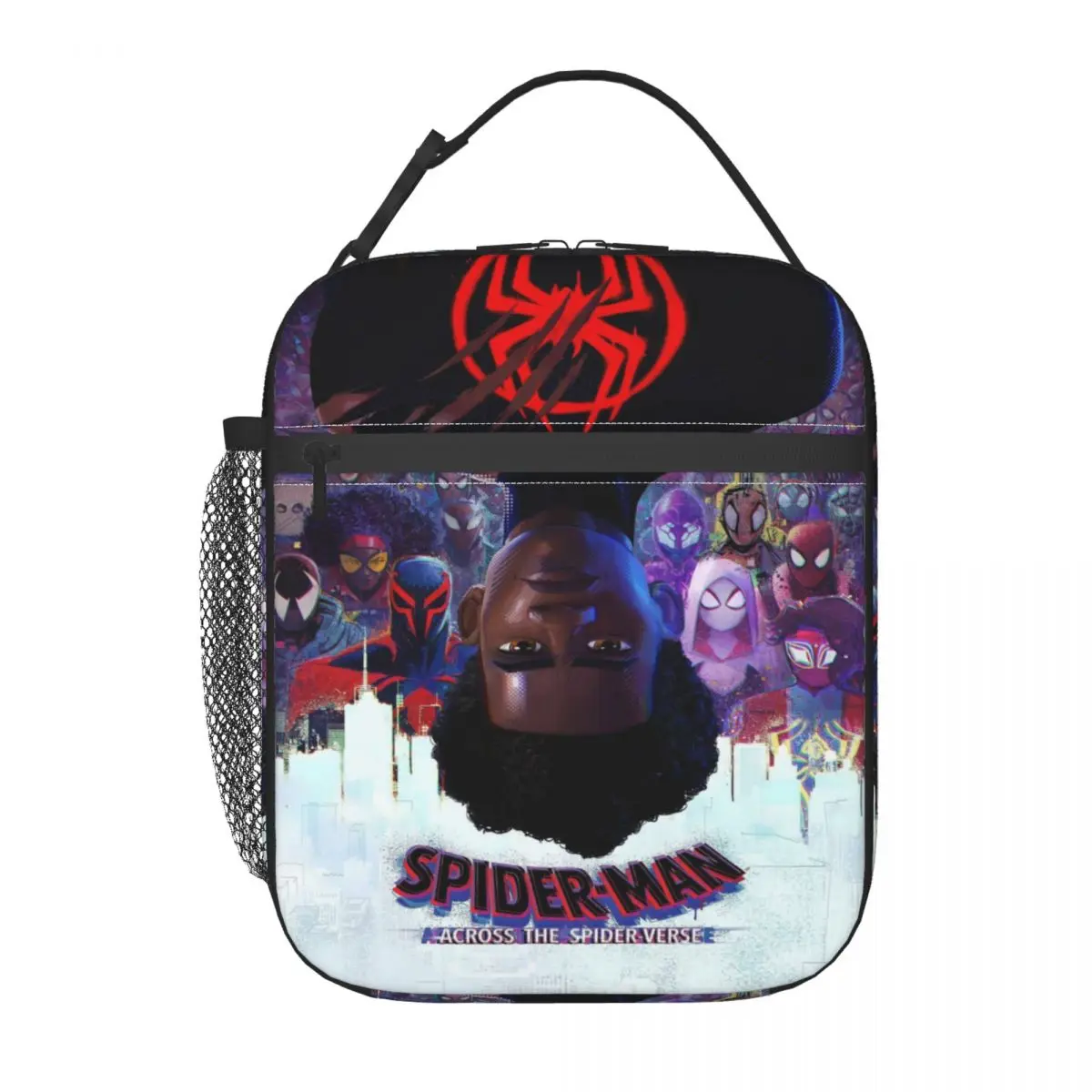

Изолированная сумка для обедов Marvel Spider-Man, подходит для работы и учебы, герметичный и сохраняющий холод контейнер для еды Avengers.