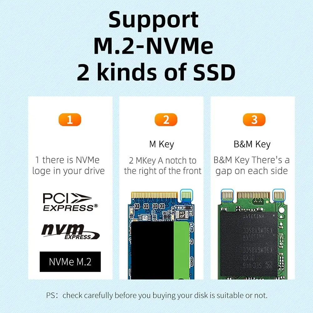 MAIWO 2ベイ M.2 NVMe ドッキングステーション 工具不要 Type-C 10Gbps NVME SSD エンクロージャ オフラインクローン/コピー機能付き PCケース用