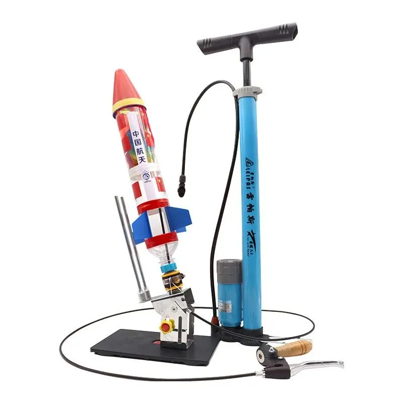 A complete set of secondary water rockets is made, materials science experiments, separators with parachutes can be used for ter