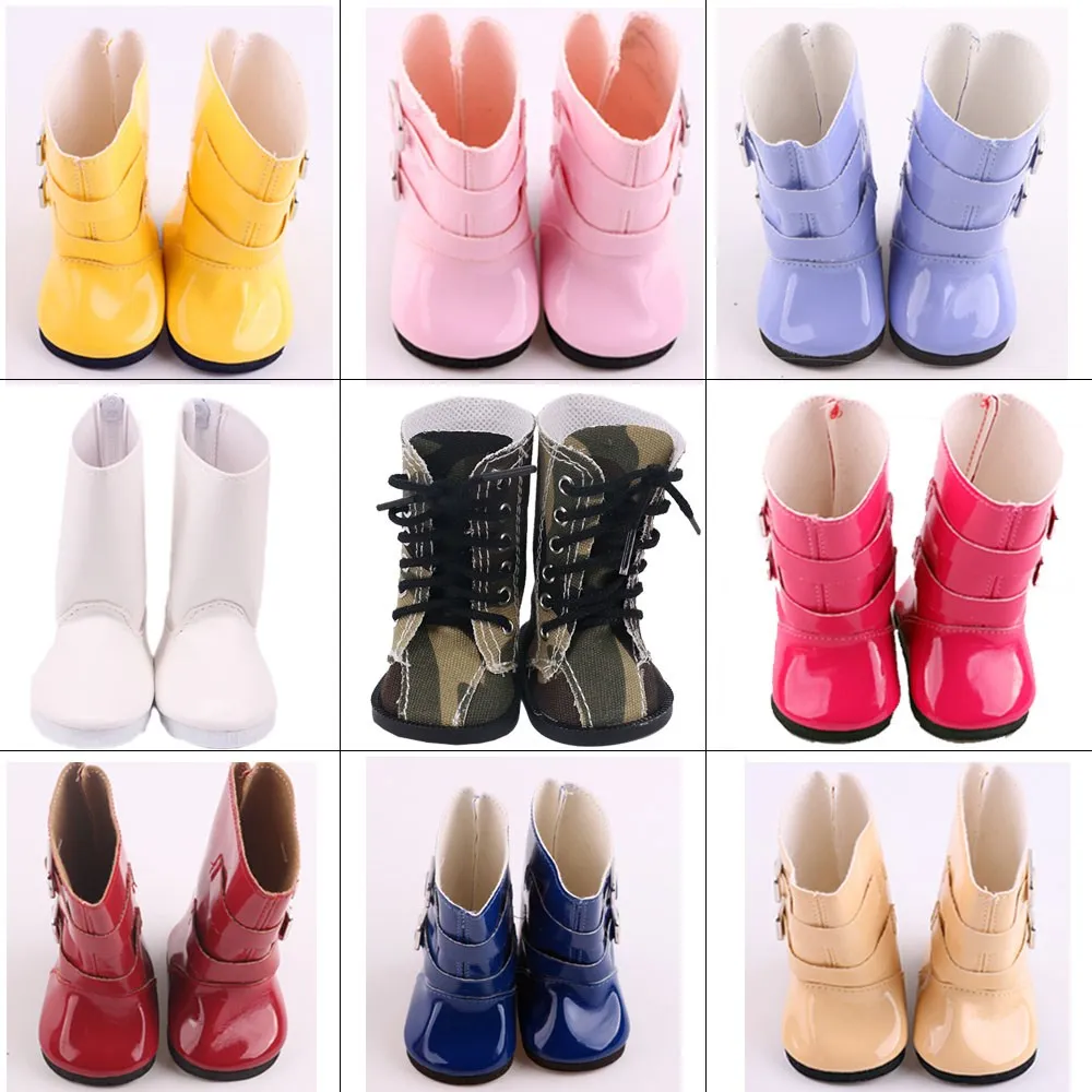 Doll Rain Boots Shoes cute Shoes For 18 Inch American Of Girl`s &43Cm Baby New Born Doll Zaps Our Generation Girl`s Toy Gift