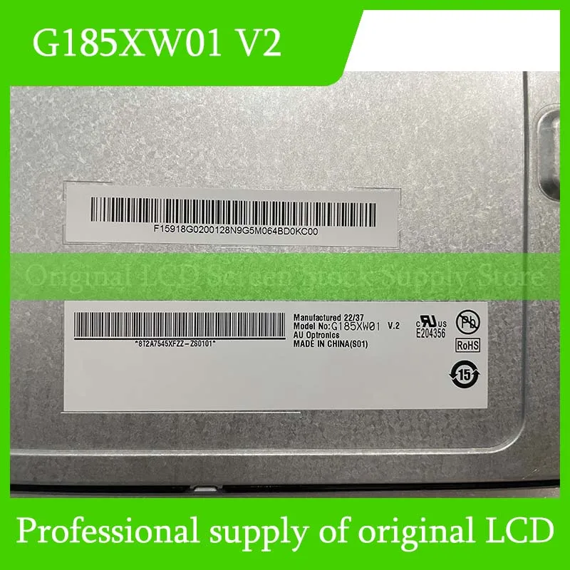 G185XW01 V2 18.5 Inch Original LCD Display Screen Panel for Auo Brand New and Fast Shipping 100% Tested