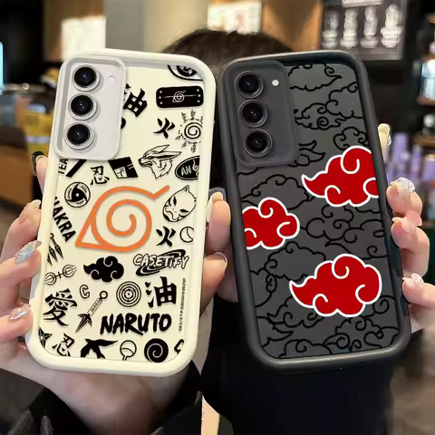 N-NARUTOS Akatsuki Case For Samsung Galaxy S25 S24 Ultra S23 S22 S21 Plus S20 FE A56 A55 A54 A53 A52 A51 A34 A32 4G 5G Cover