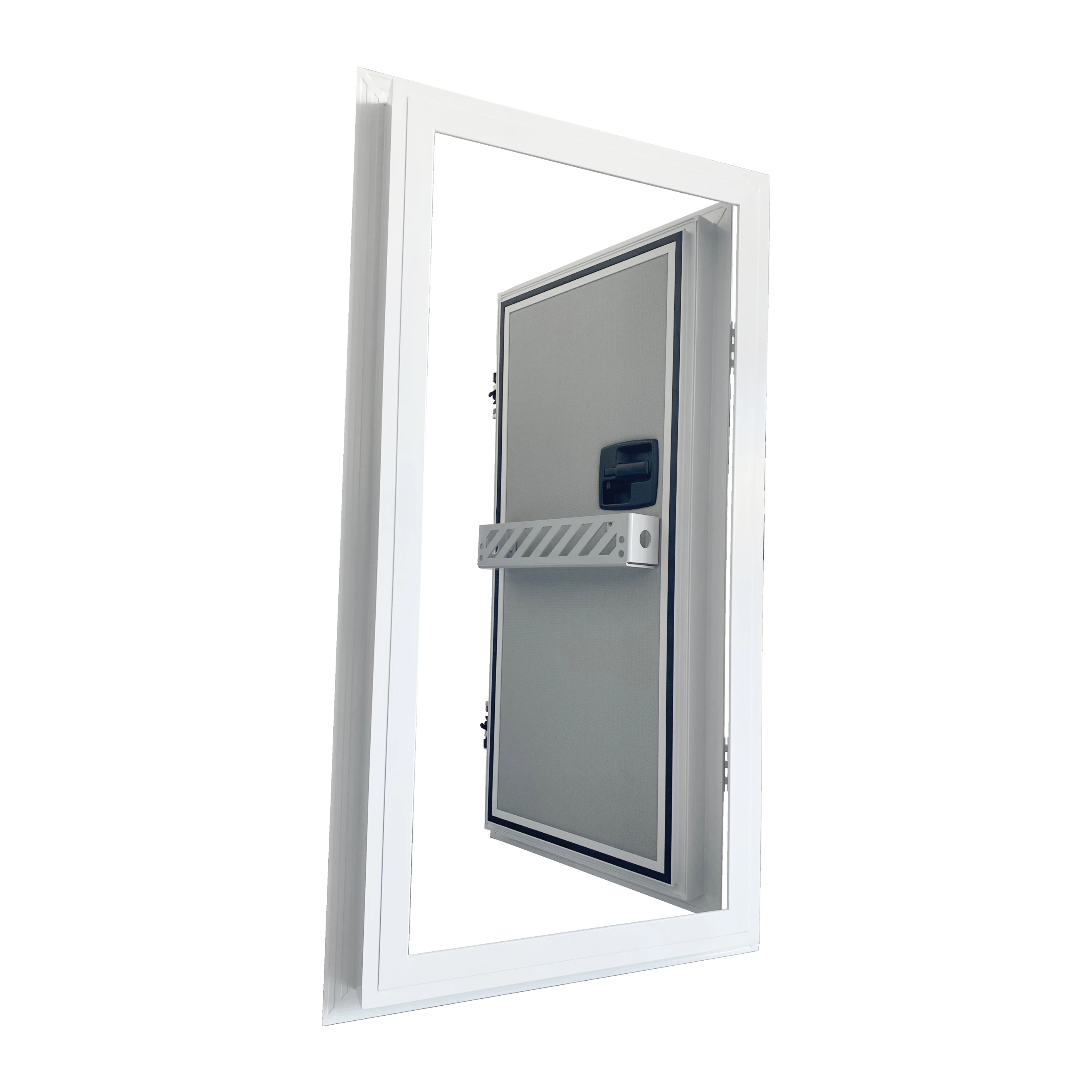 2025 باب قافلة متنقل Rv للطرق الوعرة من سبائك الألومنيوم مع مفتاح ولا نافذة #2