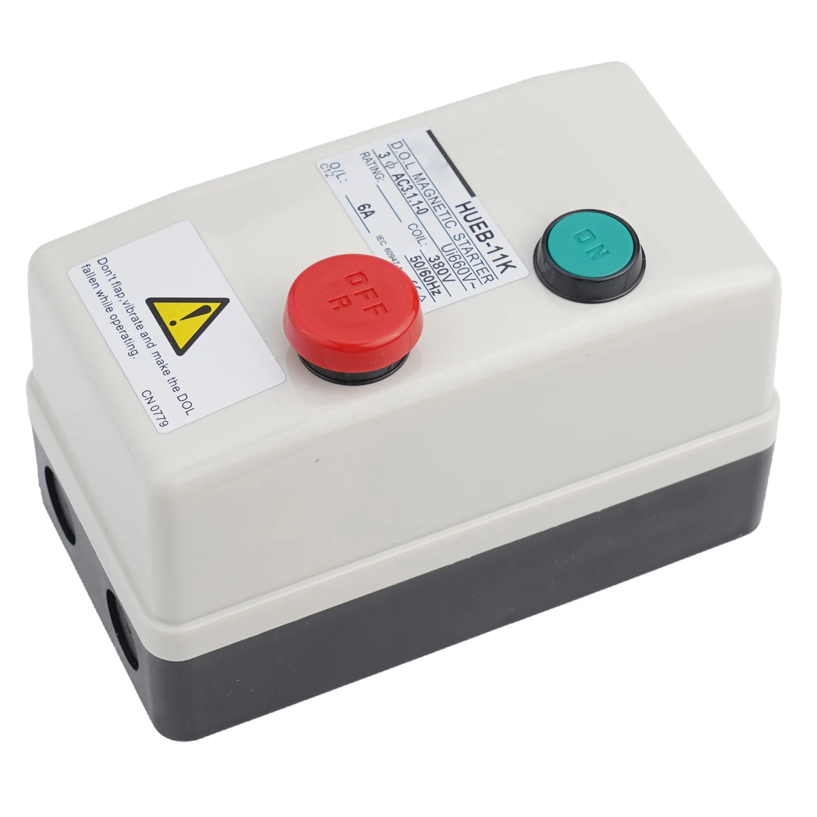 Magnetic Electric Motor Starter Switch for Three Phase Motors at 380V Offering Reliable Safety Features and Ease of Use