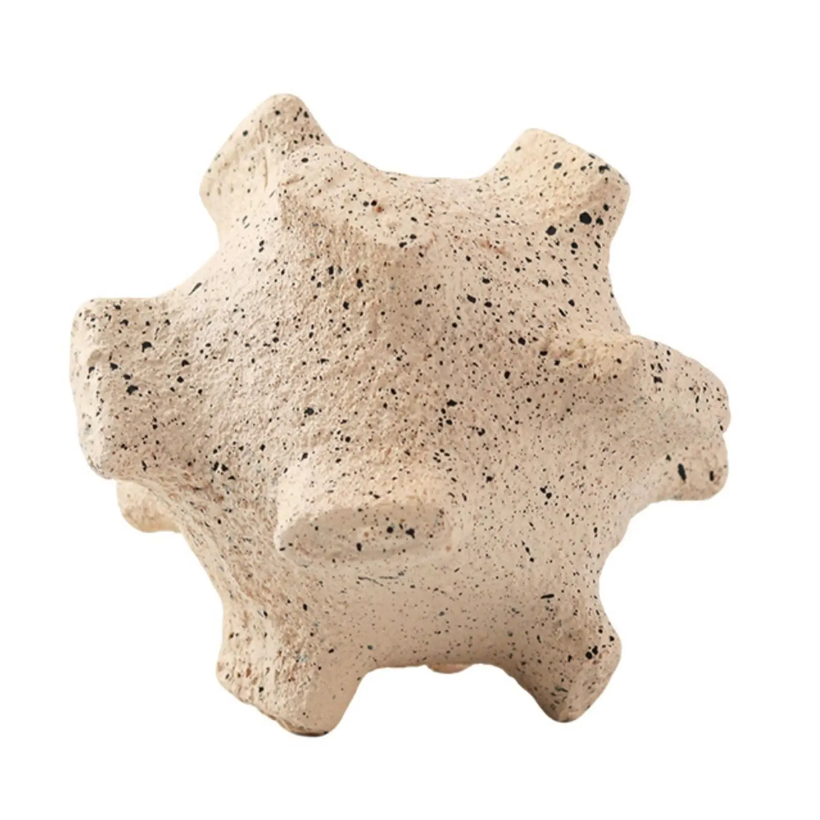 Abstract Art Sculpture Rounded Spiky Object Interior Decoration for Shelf Cabinet Tabletop Display