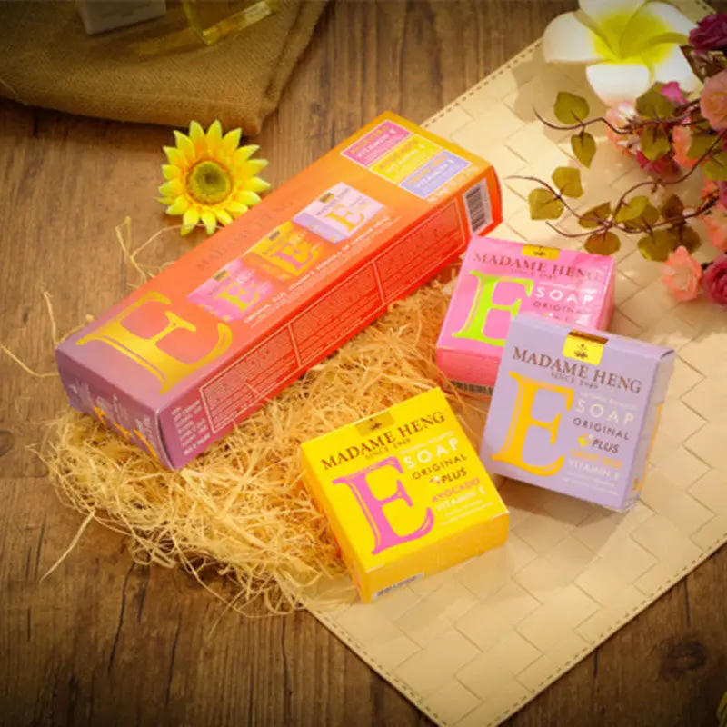 

Madame Heng Handmade Soap 150g, Essential Oil Cleansing for Face & Body, Aromatic & Nourishing, Thailand