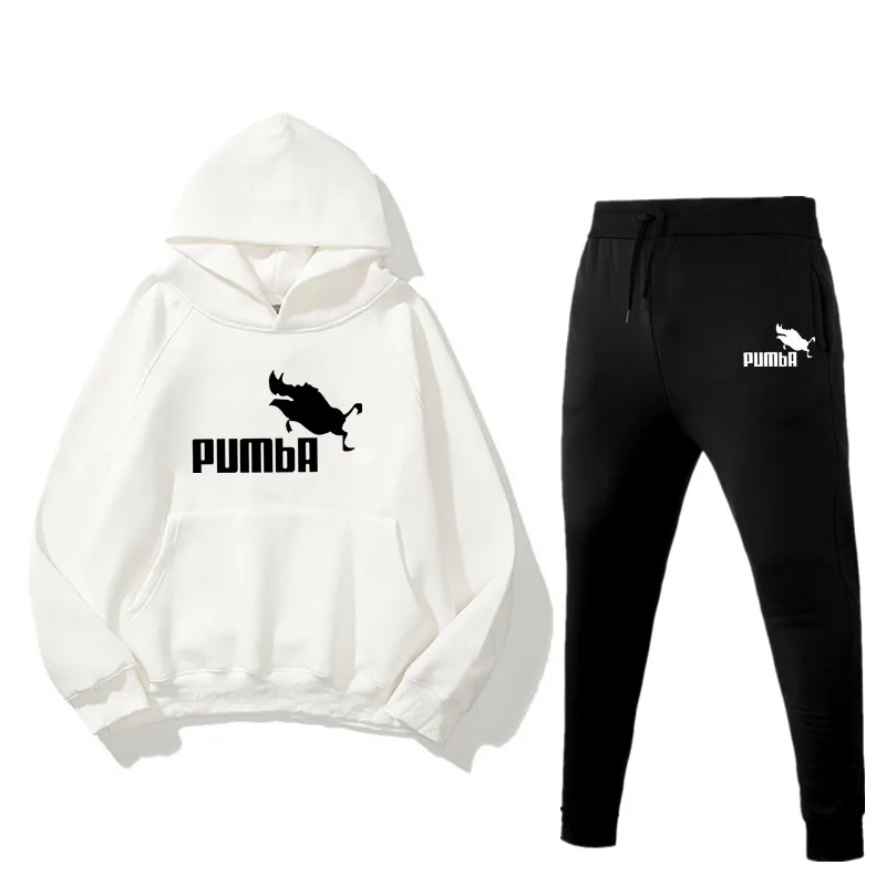 Autumn/Winter 2024 PUMBA new sports sweater set fashion casual loose comfortable wool with all trendy coats